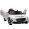 Bentley Bacalar Licensed 12V Kids Electric Car w/ Portable Battery - White Shipping furniture UK
