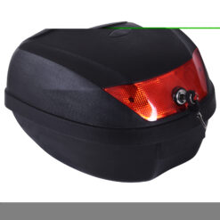 28L Motorcycle Tail box Helmet Top Case Storage Trunk Mount Rack Shipping furniture UK