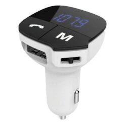 Aquarius Bluetooth Car Adapter FM Transmitter Hands-free Calling Car Kit, White Shipping furniture UK