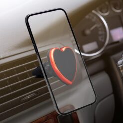 Aquarius Universal Magnetic Heart Shaped Phone Car Mount with Firm Grip, Red Shipping furniture UK