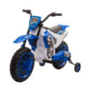12V Kids Electric Motorbike Ride-On Motorcycle Training Wheels - Blue Shipping furniture UK