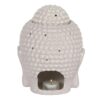 Large Grey Buddha Head Oil Burner