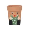 Green Pot Man Terracotta Plant Pot