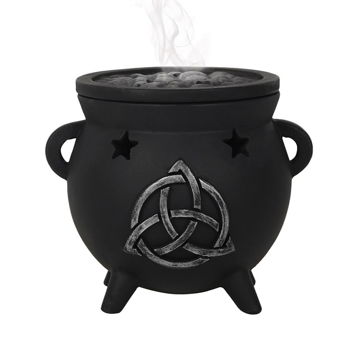 Triquetra Cauldron Incense Cone Holder Triquetra Cauldron Incense Cone Holder