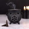 Triquetra Cauldron Incense Cone Holder Triquetra Cauldron Incense Cone Holder