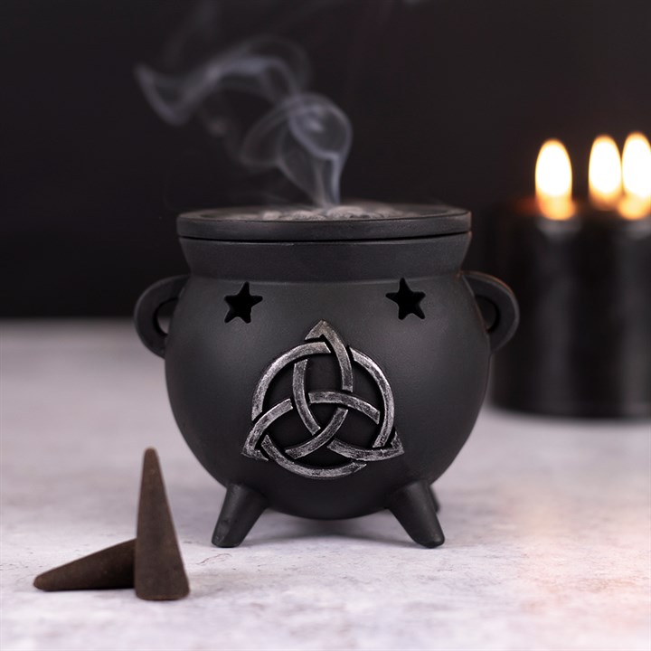 Triquetra Cauldron Incense Cone Holder Triquetra Cauldron Incense Cone Holder - Image 4
