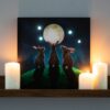 Moon Shadows Light Up Canvas Plaque by Lisa Parker Moon Shadows Light Up Canvas Plaque by Lisa Parker