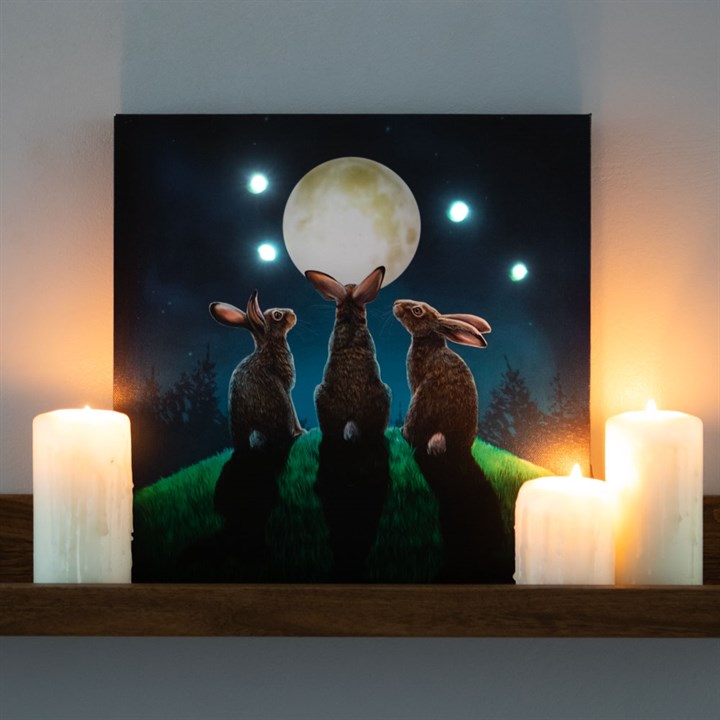 Moon Shadows Light Up Canvas Plaque by Lisa Parker Moon Shadows Light Up Canvas Plaque by Lisa Parker - Image 5