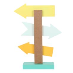 Alternative view of Easter Directional Arrow Standing Sign