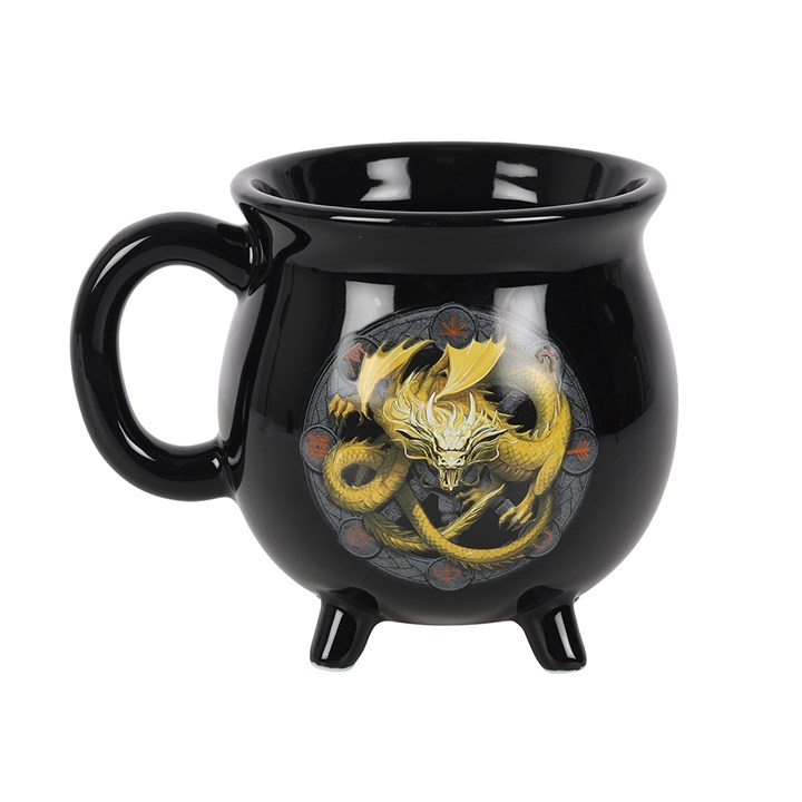 Imbolc Colour Changing Cauldron Mug by Anne Stokes Imbolc Colour Changing Cauldron Mug by Anne Stokes