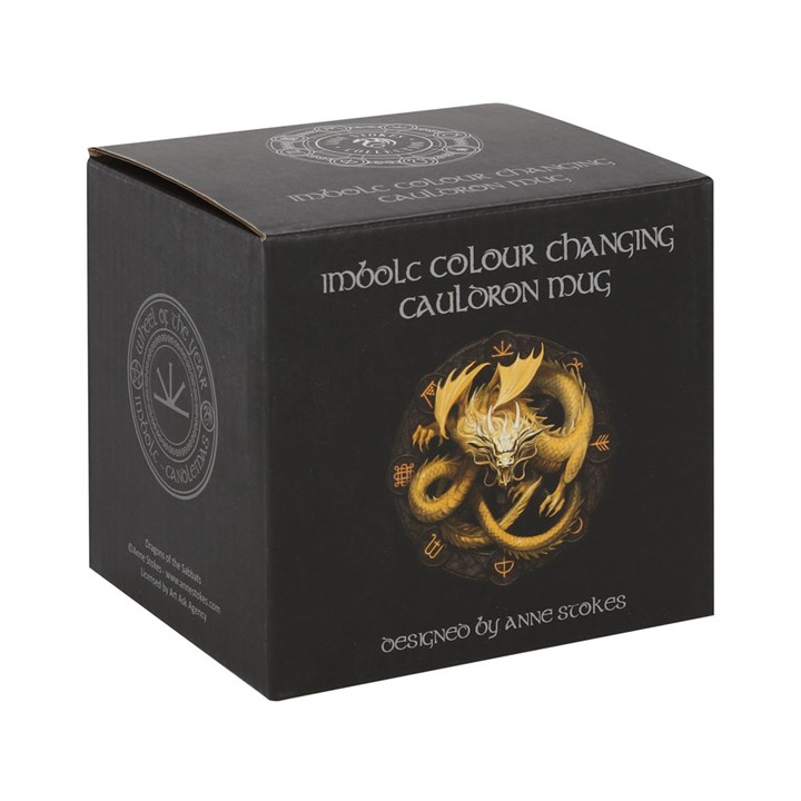 Imbolc Colour Changing Cauldron Mug by Anne Stokes Imbolc Colour Changing Cauldron Mug by Anne Stokes - Image 4
