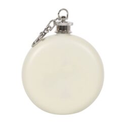 Alternative view of Happy Camper Hip Flask with Keyring