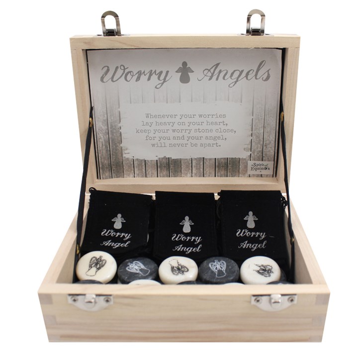 Set of 24 Angel Stones in Box Set of 24 Angel Stones in Box
