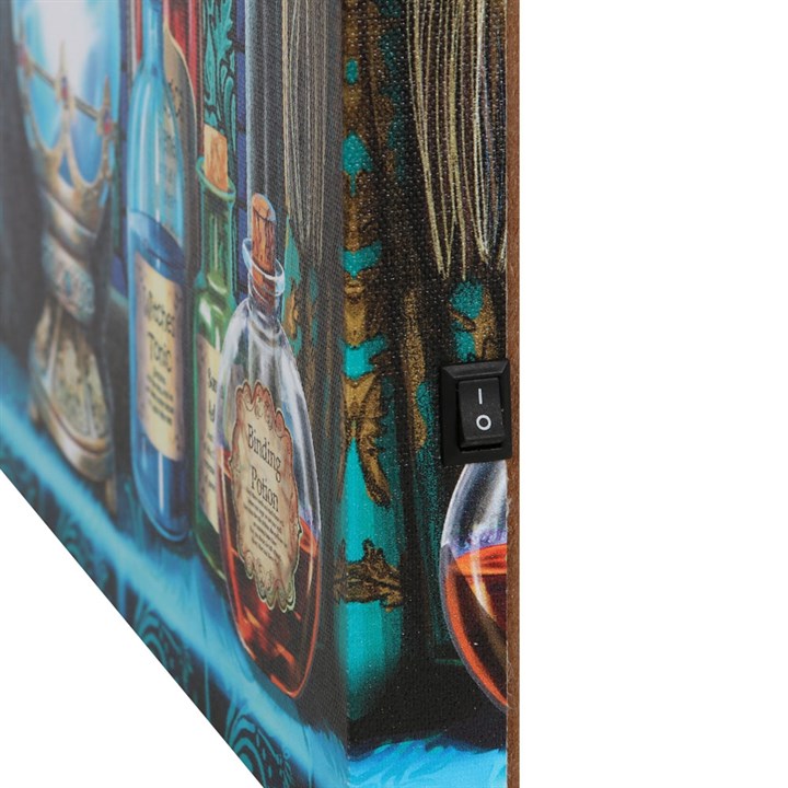 The Witches Apprentice Light Up Canvas Plaque by Lisa Parker The Witches Apprentice Light Up Canvas Plaque by Lisa Parker - Image 3