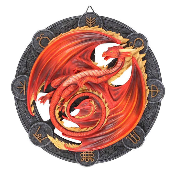 Beltane Dragon Resin Wall Plaque by Anne Stokes Beltane Dragon Resin Wall Plaque by Anne Stokes