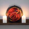Beltane Dragon Resin Wall Plaque by Anne Stokes Beltane Dragon Resin Wall Plaque by Anne Stokes