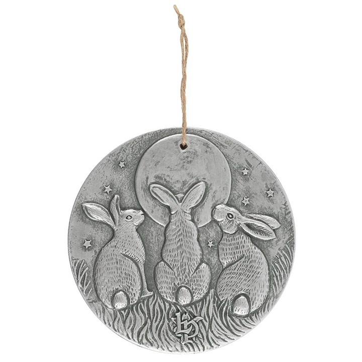 Silver Effect Moon Shadows Plaque by Lisa Parker Silver Effect Moon Shadows Plaque by Lisa Parker