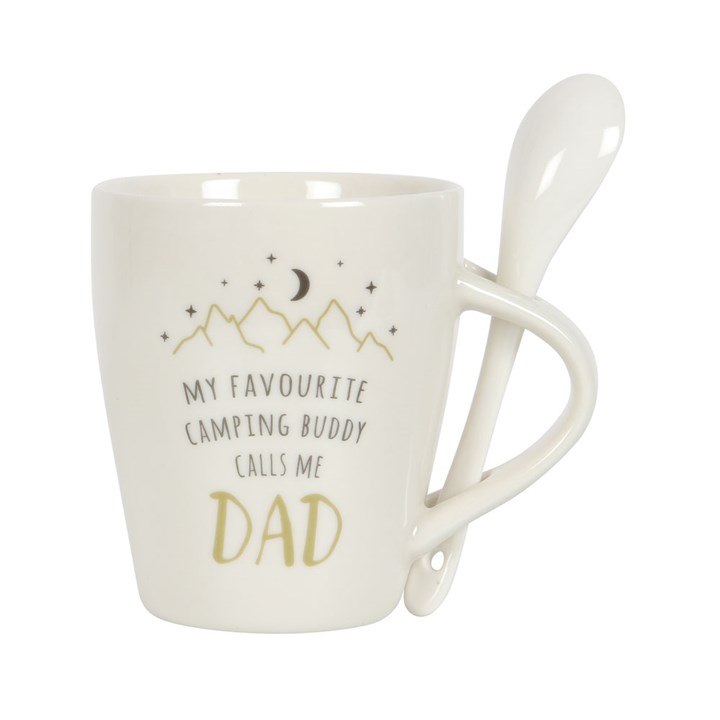 Dad Camping Buddy Mug and Spoon Set Dad Camping Buddy Mug and Spoon Set - Image 2