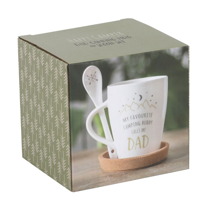 Dad Camping Buddy Mug and Spoon Set Dad Camping Buddy Mug and Spoon Set - Image 3