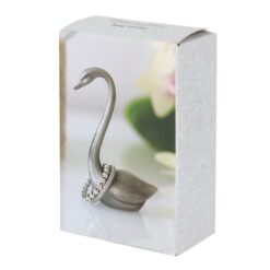 Alternative view of Metal Swan Ring Holder