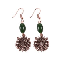 Alternative view of Green Man Earrings