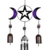 Triple Moon Windchime with Bells Triple Moon Windchime with Bells