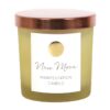 New Moon Wild Orange Manifestation Candle with Clear Quartz New Moon Wild Orange Manifestation Candle with Clear Quartz