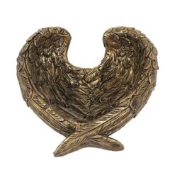 Alternative view of Antique Gold Angel Wing Dish