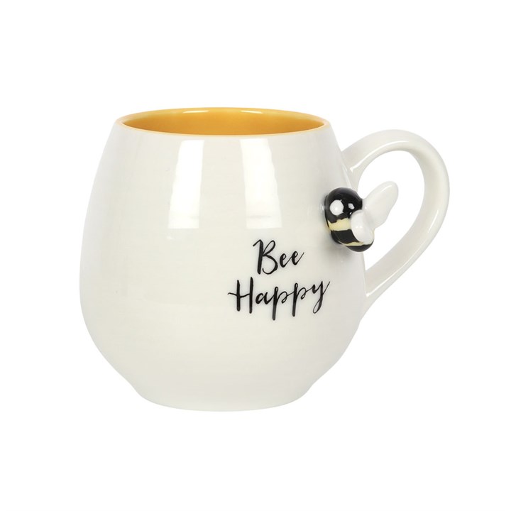 3D Bee Happy Rounded Mug 3D Bee Happy Rounded Mug - Image 2