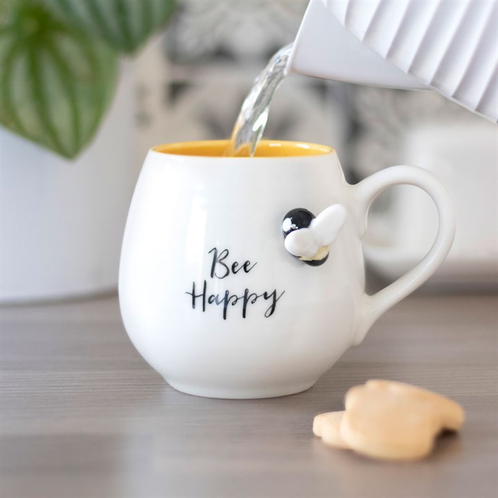 3D Bee Happy Rounded Mug 3D Bee Happy Rounded Mug - Image 5