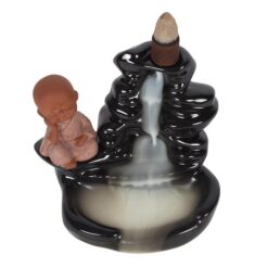 Alternative view of Buddha Waterfall Backflow Incense Burner