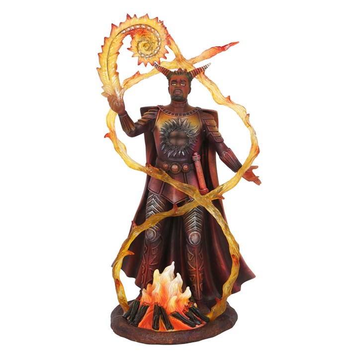 Fire Elemental Wizard Figurine by Anne Stokes Fire Elemental Wizard Figurine by Anne Stokes