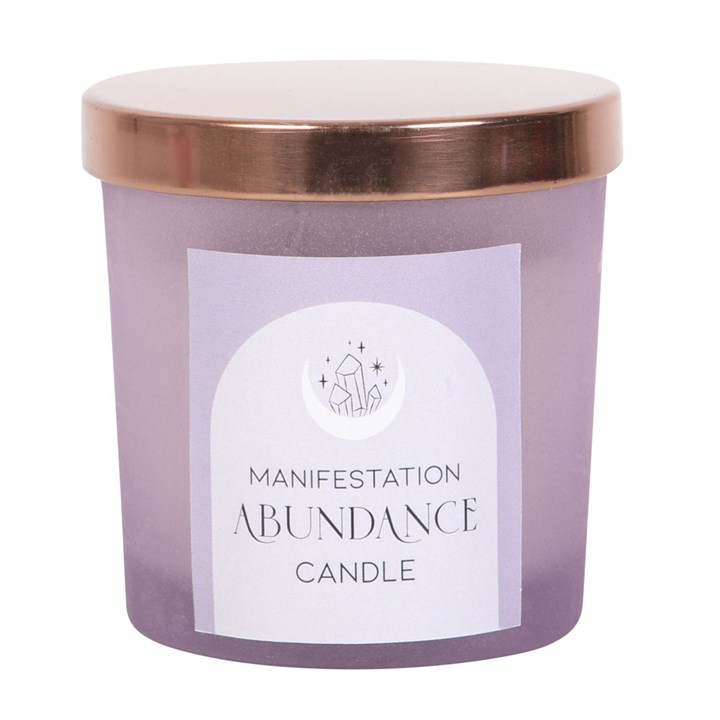 Abundance French Lavender Crystal Chip Candle Abundance French Lavender Crystal Chip Candle - Image 3