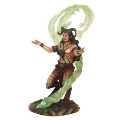 Alternative view of Earth Elemental Wizard Figurine by Anne Stokes