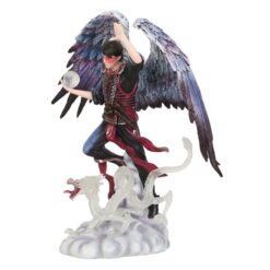 Alternative view of Air Elemental Wizard Figurine by Anne Stokes