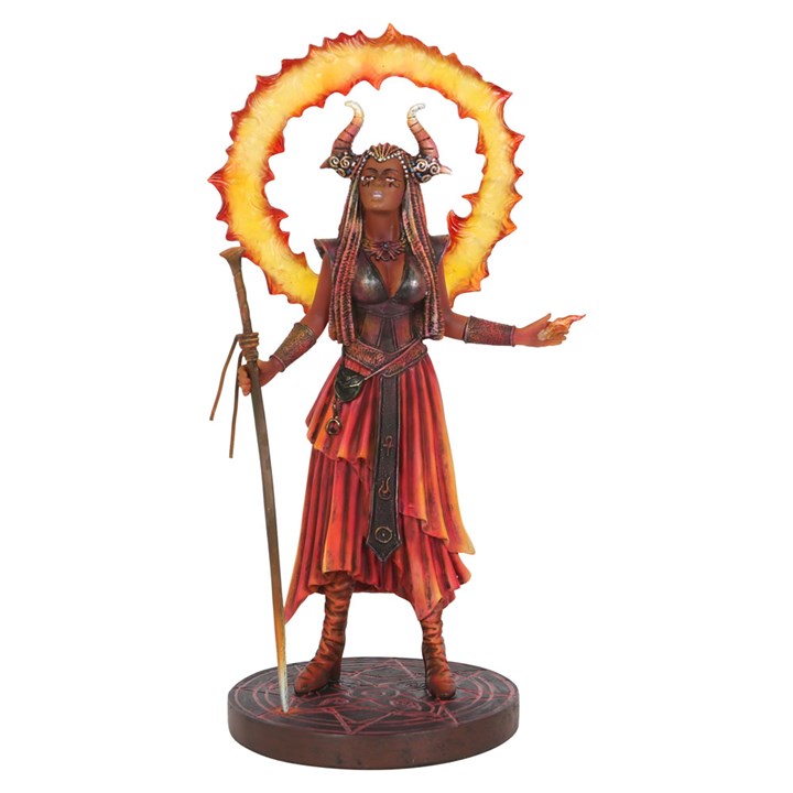 Fire Elemental Sorceress Figurine by Anne Stokes Fire Elemental Sorceress Figurine by Anne Stokes