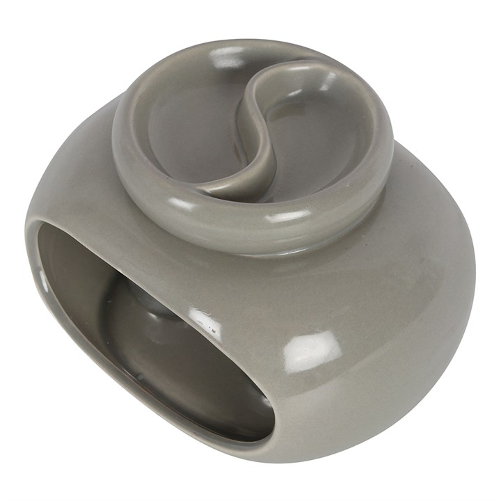 Grey Double Oil Burner Grey Double Oil Burner - Image 2