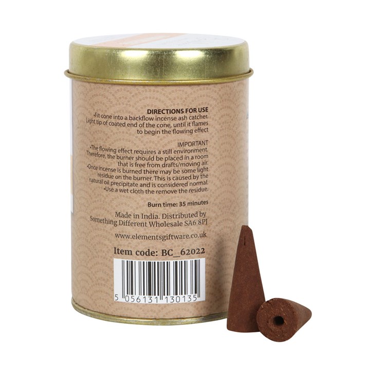 6 Tins of Elements Frankincense Jumbo Backflow Cones 6 Tins of Elements Frankincense Jumbo Backflow Cones - Image 3