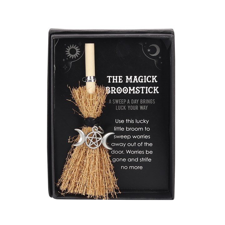 Triple Moon Mini Magick Broomstick Triple Moon Mini Magick Broomstick