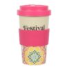 Festival Fuel Mandala Bamboo Eco Travel Mug Festival Fuel Mandala Bamboo Eco Travel Mug