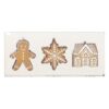 Set of 3 Hanging Gingerbread Decorations Set of 3 Hanging Gingerbread Decorations
