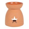 Star Cutout Terracotta Effect Oil Burner