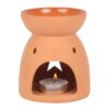 Star Cutout Terracotta Effect Oil Burner