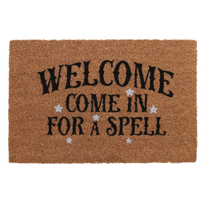 Natural Come In For A Spell Doormat Natural Come In For A Spell Doormat