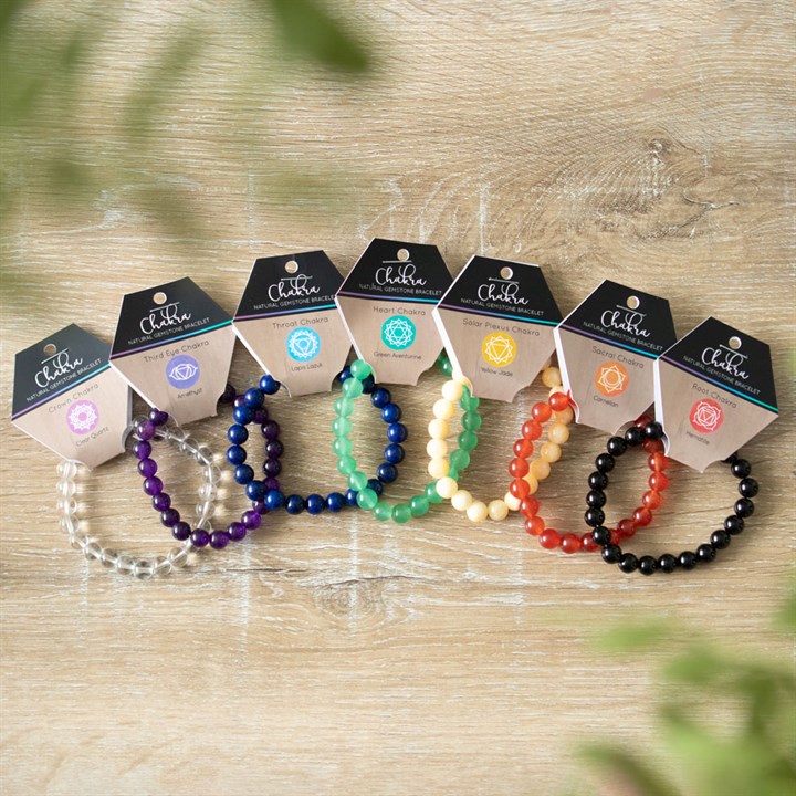 Crown Chakra Clear Quartz Gemstone Bracelet Crown Chakra Clear Quartz Gemstone Bracelet - Image 5