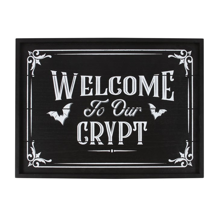 Welcome To Our Crypt Wall Plaque Welcome To Our Crypt Wall Plaque