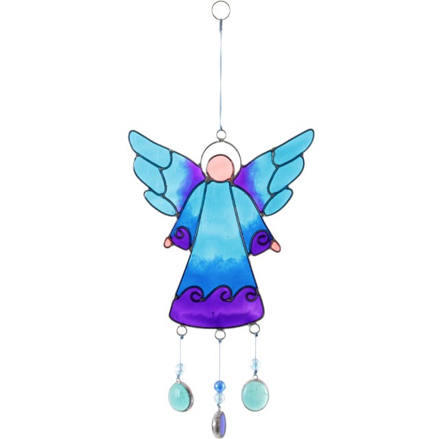 27cm Blue Angel Suncatcher 27cm Blue Angel Suncatcher