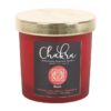 Root Chakra Strawberry Crystal Chip Candle