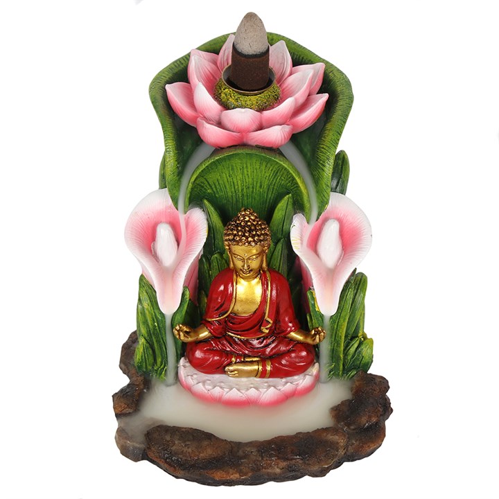Colourful Buddha Backflow Incense Burner Colourful Buddha Backflow Incense Burner - Image 2
