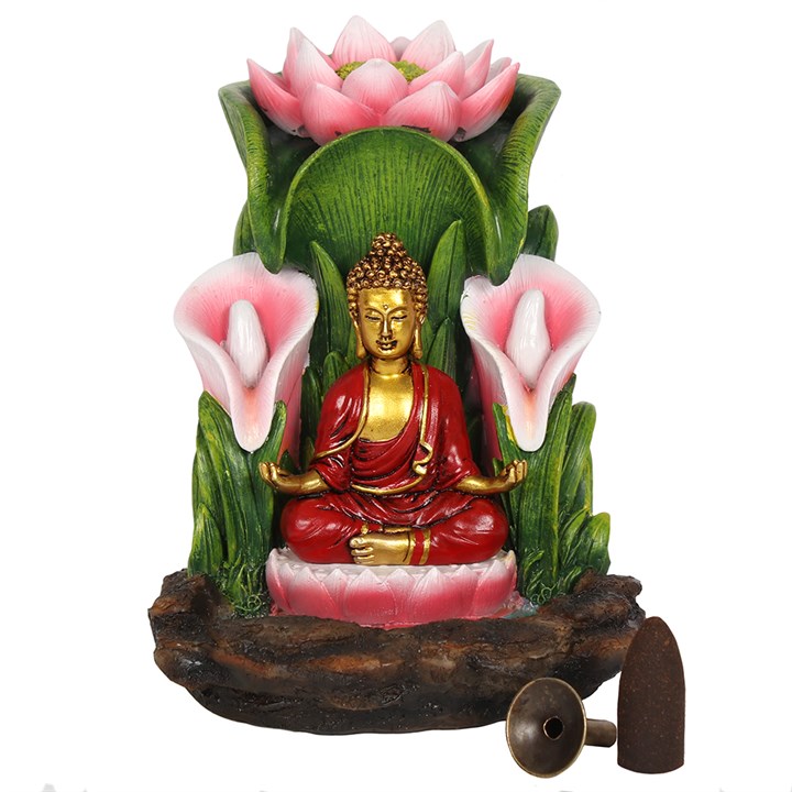 Colourful Buddha Backflow Incense Burner Colourful Buddha Backflow Incense Burner - Image 3